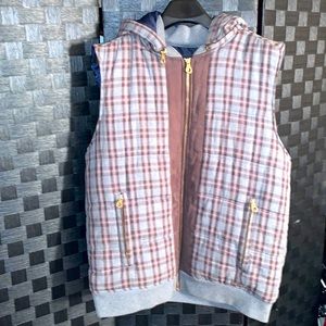 Classic Sean John Bubble Grey Flannel Hooded Vest🔥🔥 won’t last Long